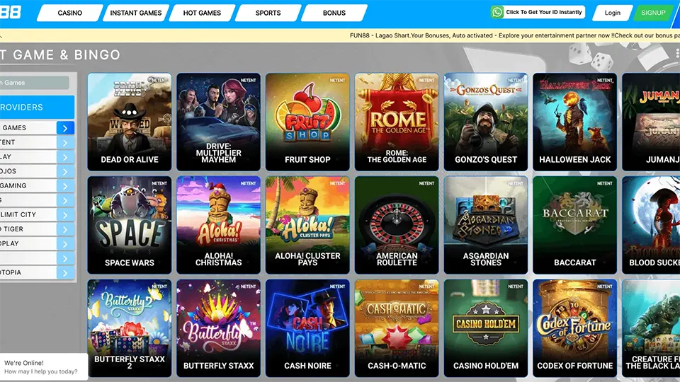 เทคนิคการชนะเกมสล็อต Fun88